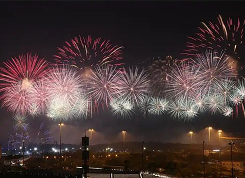 金阳县焰火晚会